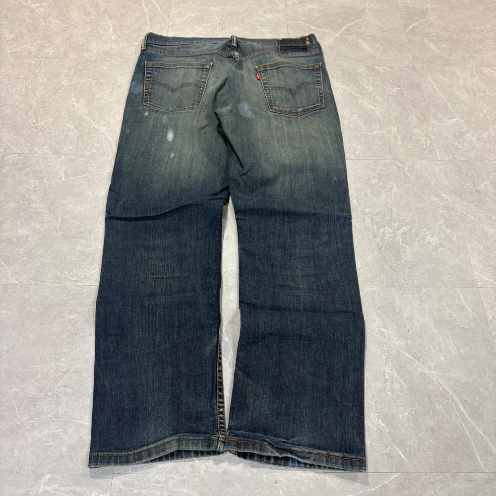 Levis 505 Regular Fit Straight Leg Mens Jeans Medium Wash Blue W33 L30